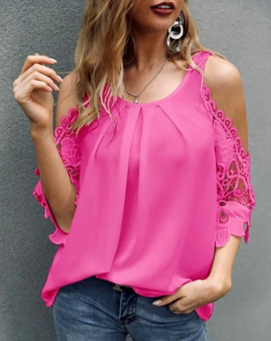 Lilian - Blusa de Renda